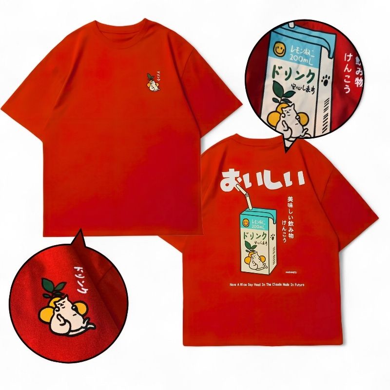 t-shirt, oversized t-shirt, söt tryckt t-shirt