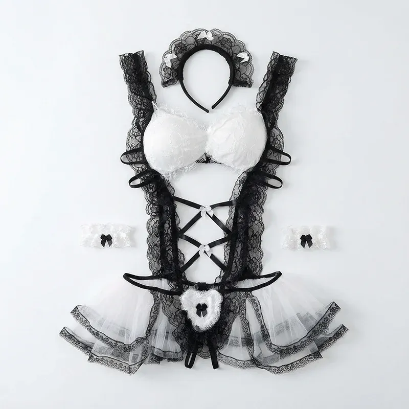 maid uniform costume, maid sexy lingerie, role play costume, women's role play costumes