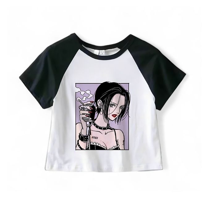 magtröja, t-shirt med anime-tryck